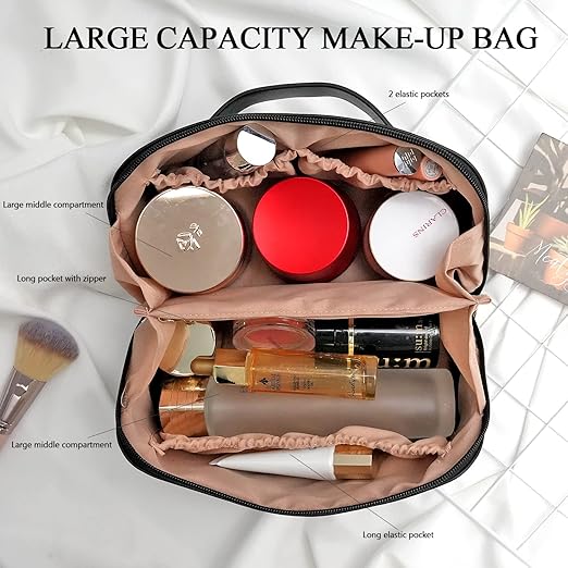 Luxury Travel Makeup Bag